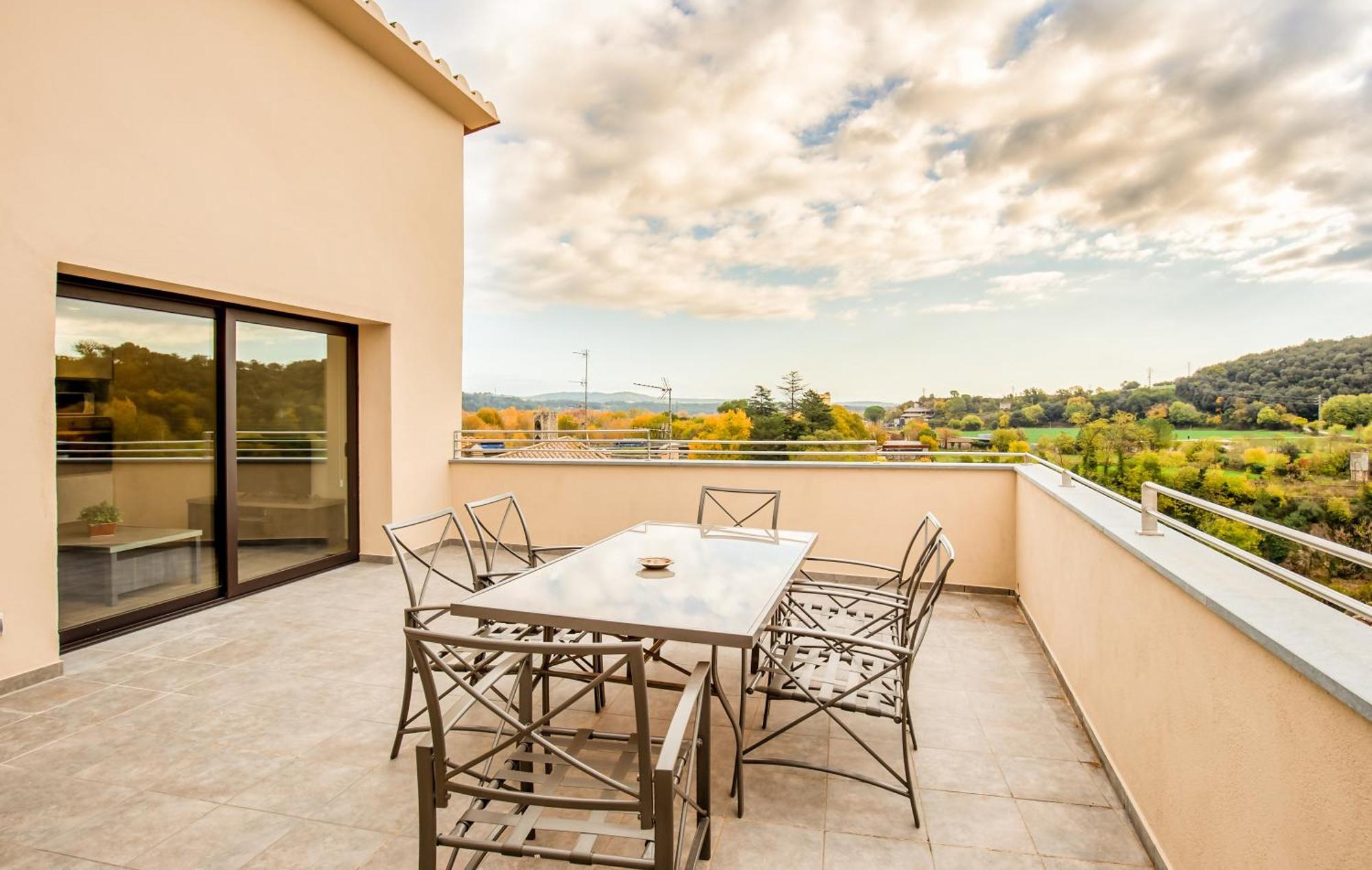 Can Cintet 3 Apartamento Con Terraza En Besalu Besalú Exterior foto
