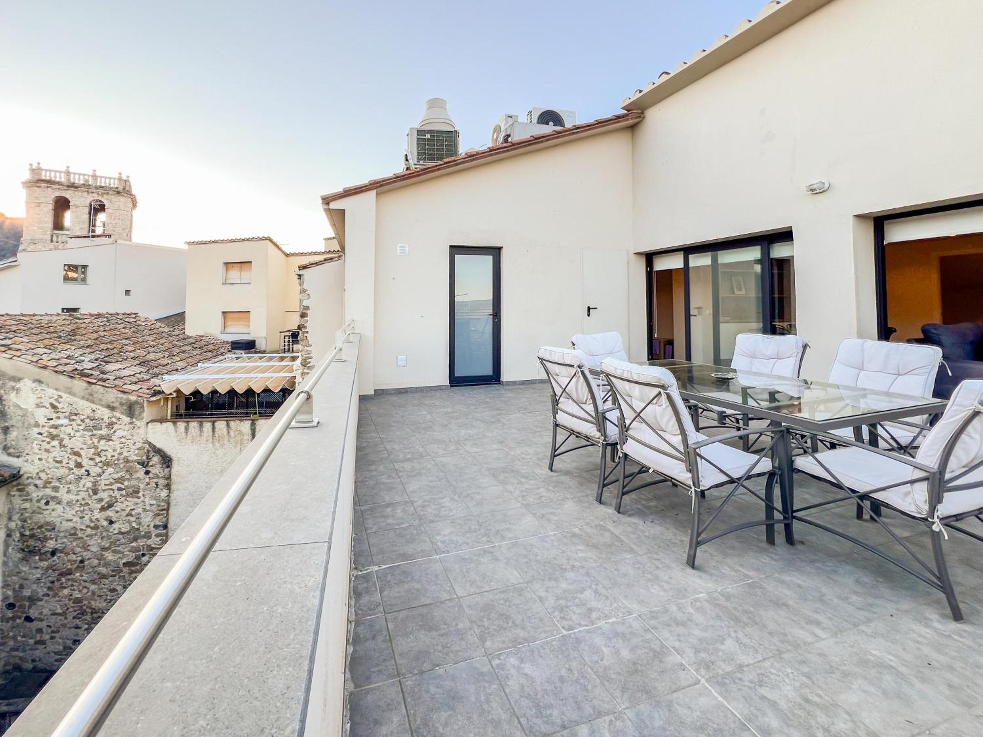 Can Cintet 3 Apartamento Con Terraza En Besalu Besalú Exterior foto
